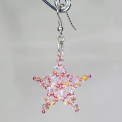 Hook pierces - Silver brass - Earrings Virgo - Hook pierces - Silver brass - Laiton argenté